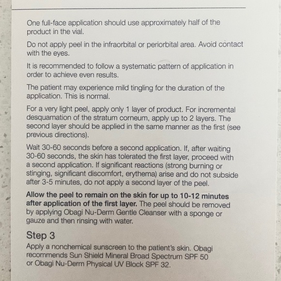 Obagi Blue Peel Radiance 1 Vial - Picture 7 of 7